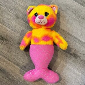 Build A Bear Mer-Cat Mermaid
Kitty Plush Yellow & Pink Stuffed
Animal